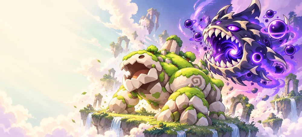 บอสโลก Gromoss และ Abyssal Maw